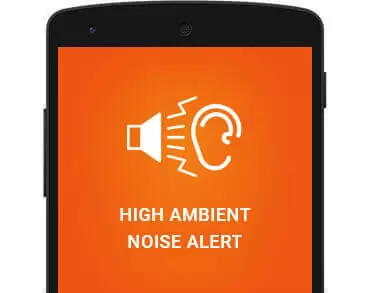 High ambient noise alert