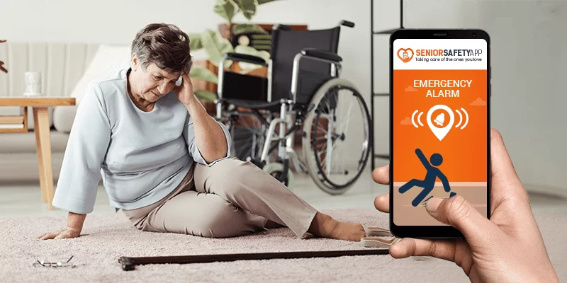 Emergency button for seniors